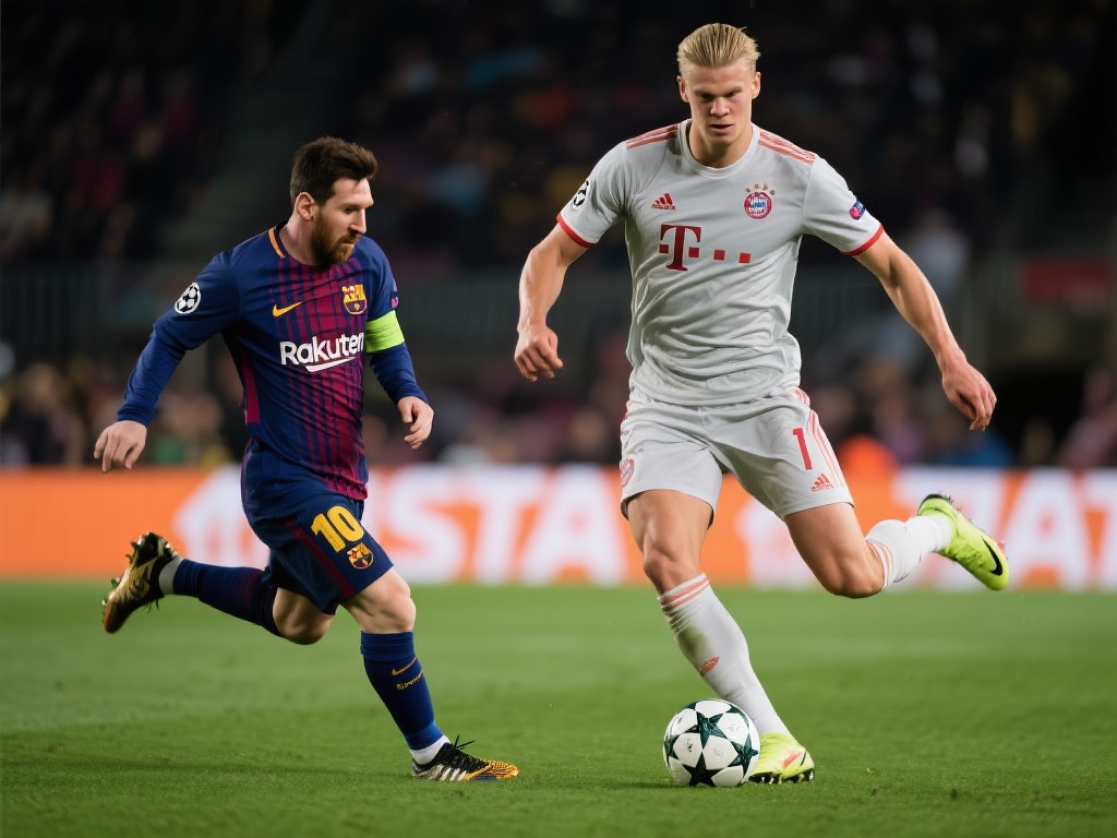 哈兰德:渴望拥有梅西的盘带技术,若速度下降或将转型后卫 这种对盘带技巧的向往,其实反映了哈兰德对